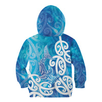 Hammerhead Shark Tattoo New Zealand Kid Hoodie Maori Galaxy Mangopare Pattern