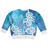 Hammerhead Shark Tattoo New Zealand Kid Ugly Christmas Sweater Maori Galaxy Mangopare Pattern