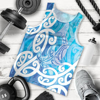 Hammerhead Shark Tattoo New Zealand Men Tank Top Maori Galaxy Mangopare Pattern