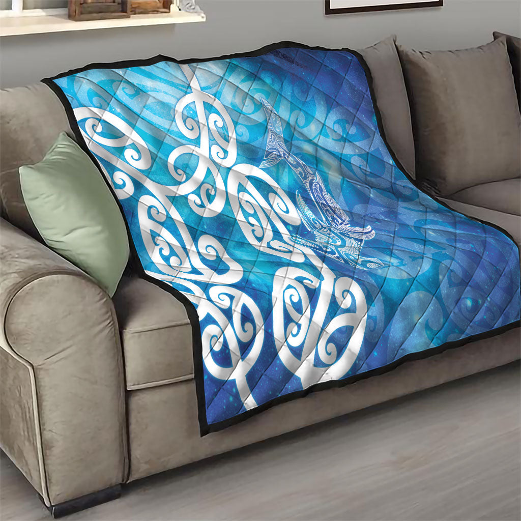 Hammerhead Shark Tattoo New Zealand Quilt Maori Galaxy Mangopare Pattern