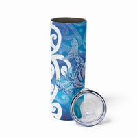 Hammerhead Shark Tattoo New Zealand Skinny Tumbler Maori Galaxy Mangopare Pattern
