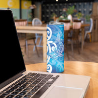 Hammerhead Shark Tattoo New Zealand Skinny Tumbler Maori Galaxy Mangopare Pattern