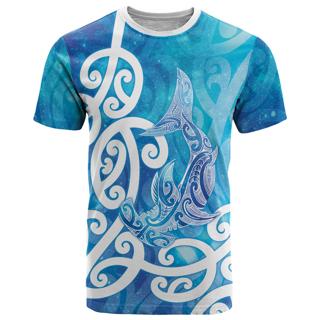 Hammerhead Shark Tattoo New Zealand T Shirt Maori Galaxy Mangopare Pattern