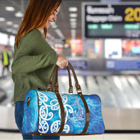 Hammerhead Shark Tattoo New Zealand Travel Bag Maori Galaxy Mangopare Pattern