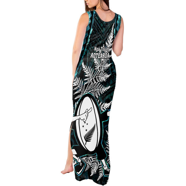 Custom New Zealand Silver Fern Rugby Off Shoulder Sweater Aotearoa All Black Dabbing Ball With Maori Paua Shell LT14