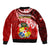 Tonga Rugby Bomber Jacket Ikale Tahi Tongan Ngatu Pattern With Dabbing Ball LT14 - Polynesian Pride