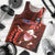 Samoa Rugby Men Tank Top Manu Samoa Ula Fala Dabbing Ball Polynesian Red Version LT14 Red - Polynesian Pride