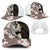 Brown and Black Hawaii Shark Tattoo Baseball Net Cap Puakenikeni Lei Plumeria Polynesian Pattern - Polynesian Pride