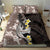 Brown and Black Hawaii Shark Tattoo Bedding Set Puakenikeni Lei Plumeria Polynesian Pattern - Polynesian Pride