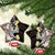 Brown and Black Hawaii Shark Tattoo Ceramic Ornament Puakenikeni Lei Plumeria Polynesian Pattern - Polynesian Pride