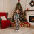 Brown and Black Hawaii Shark Tattoo Christmas Pajama Set Puakenikeni Lei Plumeria Polynesian Pattern - Polynesian Pride