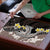 Brown and Black Hawaii Shark Tattoo Puzzle Puakenikeni Lei Plumeria Polynesian Pattern - Polynesian Pride