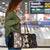 Brown and Black Hawaii Shark Tattoo Travel Bag Puakenikeni Lei Plumeria Polynesian Pattern - Polynesian Pride