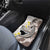 Brown and White Hawaii Shark Tattoo Car Mats Puakenikeni Lei Plumeria Polynesian Pattern - Polynesian Pride