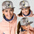 Brown and White Hawaii Shark Tattoo Mesh Trucker Cap Puakenikeni Lei Plumeria Polynesian Pattern - Polynesian Pride