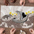 Brown and White Hawaii Shark Tattoo Puzzle Puakenikeni Lei Plumeria Polynesian Pattern - Polynesian Pride