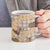 Khaki Palaka Hawaii Cowboy Ceramic Mug Puakenikeni Lei Paniolo Papale Seamless Vibes - Polynesian Pride