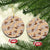 Khaki Palaka Hawaii Cowboy Ceramic Ornament Puakenikeni Lei Paniolo Papale Seamless Vibes - Polynesian Pride