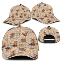 Khaki Palaka Hawaii Cowboy Classic Cap Puakenikeni Lei Paniolo Papale Seamless Vibes - Polynesian Pride