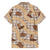 Khaki Palaka Hawaii Cowboy Family Matching Off The Shoulder Long Sleeve Dress and Hawaiian Shirt Puakenikeni Lei Paniolo Papale Seamless Vibes - Polynesian Pride
