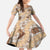 Khaki Palaka Hawaii Cowboy Family Matching Tank Maxi Dress and Hawaiian Shirt Puakenikeni Lei Paniolo Papale Seamless Vibes - Polynesian Pride