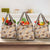 Khaki Palaka Hawaii Cowboy Grocery Bag Puakenikeni Lei Paniolo Papale Seamless Vibes - Polynesian Pride