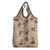 Khaki Palaka Hawaii Cowboy Grocery Bag Puakenikeni Lei Paniolo Papale Seamless Vibes - Polynesian Pride