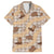 Khaki Palaka Hawaii Cowboy Hawaiian Shirt Puakenikeni Lei Paniolo Papale Seamless Vibes - Polynesian Pride