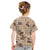 Khaki Palaka Hawaii Cowboy Kid T Shirt Puakenikeni Lei Paniolo Papale Seamless Vibes - Polynesian Pride