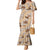 Khaki Palaka Hawaii Cowboy Mermaid Dress Puakenikeni Lei Paniolo Papale Seamless Vibes - Polynesian Pride