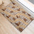 Khaki Palaka Hawaii Cowboy Rubber Doormat Puakenikeni Lei Paniolo Papale Seamless Vibes - Polynesian Pride