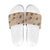 Khaki Palaka Hawaii Cowboy Slide Sandals Puakenikeni Lei Paniolo Papale Seamless Vibes - Polynesian Pride