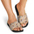 Khaki Palaka Hawaii Cowboy Slide Sandals Puakenikeni Lei Paniolo Papale Seamless Vibes - Polynesian Pride