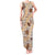 Khaki Palaka Hawaii Cowboy Tank Maxi Dress Puakenikeni Lei Paniolo Papale Seamless Vibes - Polynesian Pride