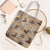 Khaki Palaka Hawaii Cowboy Tote Bag Puakenikeni Lei Paniolo Papale Seamless Vibes - Polynesian Pride
