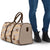 Khaki Palaka Hawaii Cowboy Travel Bag Puakenikeni Lei Paniolo Papale Seamless Vibes - Polynesian Pride