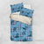 Cyan Palaka Hawaii Cowboy Bedding Set Puakenikeni Lei Paniolo Papale Seamless Vibes - Polynesian Pride