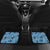 Cyan Palaka Hawaii Cowboy Car Mats Puakenikeni Lei Paniolo Papale Seamless Vibes - Polynesian Pride