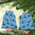Cyan Palaka Hawaii Cowboy Ceramic Ornament Puakenikeni Lei Paniolo Papale Seamless Vibes - Polynesian Pride