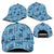 Cyan Palaka Hawaii Cowboy Classic Cap Puakenikeni Lei Paniolo Papale Seamless Vibes - Polynesian Pride