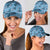 Cyan Palaka Hawaii Cowboy Classic Cap Puakenikeni Lei Paniolo Papale Seamless Vibes - Polynesian Pride