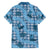 Cyan Palaka Hawaii Cowboy Family Matching Summer Maxi Dress and Hawaiian Shirt Puakenikeni Lei Paniolo Papale Seamless Vibes - Polynesian Pride