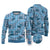 Cyan Palaka Hawaii Cowboy Ugly Christmas Sweater Puakenikeni Lei Paniolo Papale Seamless Vibes - Polynesian Pride