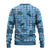 Cyan Palaka Hawaii Cowboy Ugly Christmas Sweater Puakenikeni Lei Paniolo Papale Seamless Vibes - Polynesian Pride