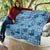 Cyan Palaka Hawaii Cowboy Quilt Puakenikeni Lei Paniolo Papale Seamless Vibes - Polynesian Pride