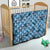 Cyan Palaka Hawaii Cowboy Quilt Puakenikeni Lei Paniolo Papale Seamless Vibes - Polynesian Pride