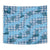 Cyan Palaka Hawaii Cowboy Tapestry Puakenikeni Lei Paniolo Papale Seamless Vibes - Polynesian Pride