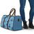 Cyan Palaka Hawaii Cowboy Travel Bag Puakenikeni Lei Paniolo Papale Seamless Vibes - Polynesian Pride