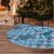 Cyan Palaka Hawaii Cowboy Tree Skirt Puakenikeni Lei Paniolo Papale Seamless Vibes - Polynesian Pride