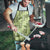 Lime Palaka Hawaii Cowboy Apron Puakenikeni Lei Paniolo Papale Seamless Vibes - Polynesian Pride